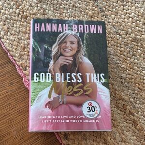 Hannah Brown "God Bless This Mess" Hardcover Book - Pink & Gold Cover